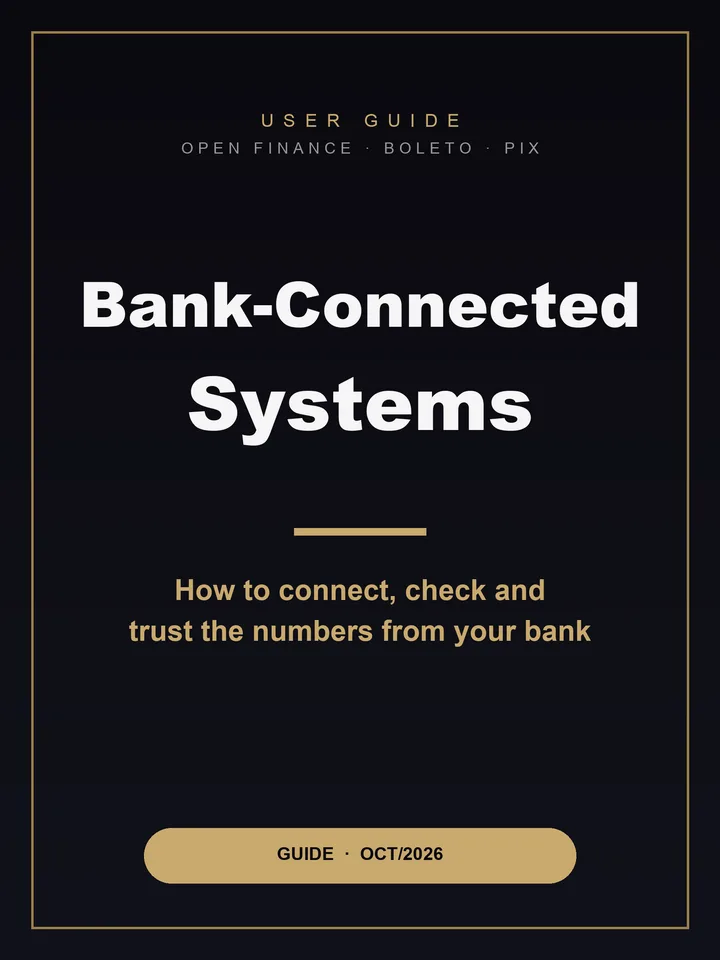 Ebook cover: User Guide: Bank-Connected Systems